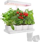LED I Shape Indoor Garden with 4 Planters